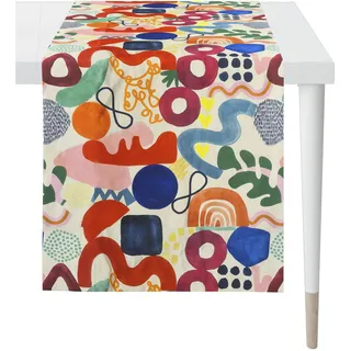APELT Tischläufer APELT "6757", bunt, B:140cm L:48cm, Baumwolle, Tischdecken