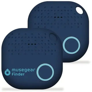 musegear Bluetooth-Schlüsselfinder "Finder 2" in dunkelblau 2er Pack | Gr.: onesize