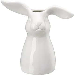 Hutschenreuther Hasen-Vase Weiß 16 cm