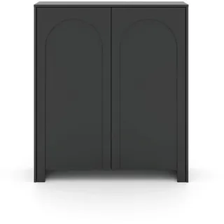 MID.YOU Highboard 100 x 117 x 35 cm Schwarz