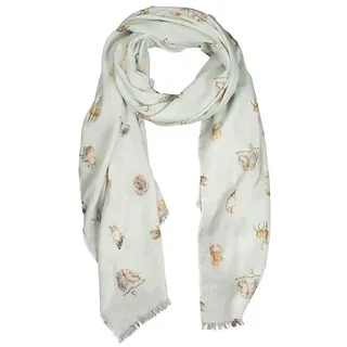 Wrendale Designs Animal Country Print Scarf - 70cmx190cm