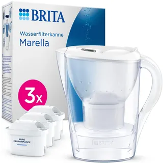Brita Marella weiß 2,4 l + 3 Maxtra Pro PP Kartuschen
