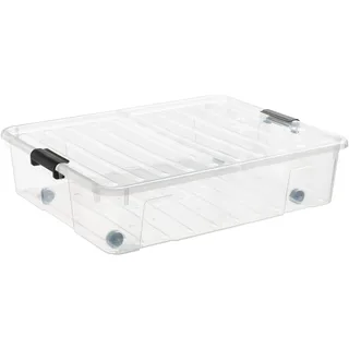 Plast Team Unterbettbox 49 l 1-tlg. transparent