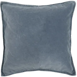 ib laursen Kissenbezug Velour 50 x 50 cm Blau