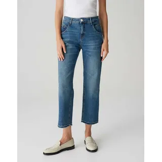 Opus Bequeme Jeans LANI Twist Mid Rise aus BCI Cotton Mix Daily Blue, 38 L26