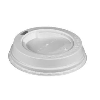 Papstar Dom-Deckel rund Ø 8 cm 100 St. Weiß