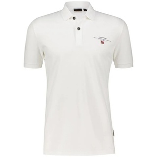 Napapijri Poloshirt Herren Poloshirt ELBAS (1-tlg) weiß