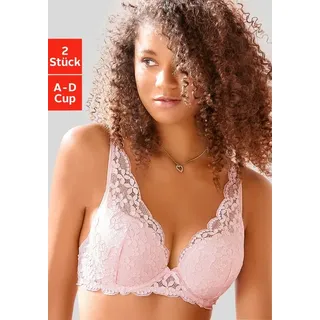 petite fleur by lascana PETITE FLEUR Push-up-BH rosa 85B