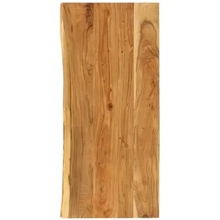 vidaXL Badezimmer-Waschtischplatte Massivholz Akazie 140x52x2,5 cm