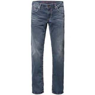 Camp David Regular-fit-Jeans Münztasche mit Ziernaht 38, Länge 30, blau Herren, regular fit, Jeans,
