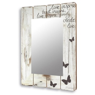 Levandeo® Wandspiegel, Spiegel Wandspiegel Flurspiegel aus Holz vintage shabby chic