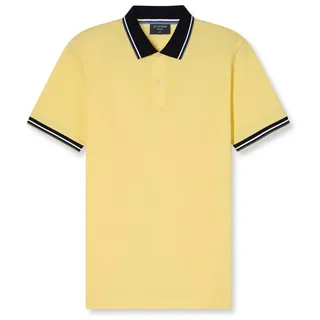 Olymp Poloshirt OLYMP Casual Wirk gelb XXL (60/52)