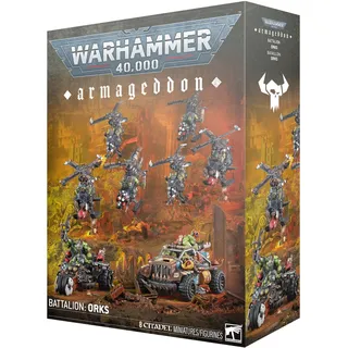 Games Workshop Warhammer 40.000 Armageddon-Bataillon: Orks
