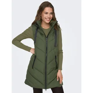 Jdy Damen, 3/4-lange Steppweste JDYSkylar LIFE HOOD WAISTCOAT OTW NOOS", S - S