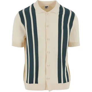 URBAN CLASSICS Knit Retro Shirt - Beige / 5XL