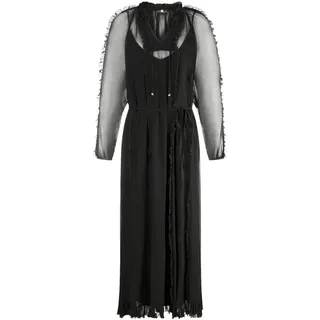 Riani Maxikleid schwarz,Festlich,Viskose,Unifarben,Lang,Loose Fit 38