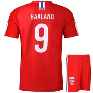 Norwegen Fußball Trikot Set Haaland - Kinder und Erwachsene - Jungen - Herren - Sportsachen - Geschenke - Sport t Shirt - Sportbekleidung - 152