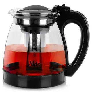 Teekanne mit Teesieb zum Aufbrühen von Kräutertee 2L