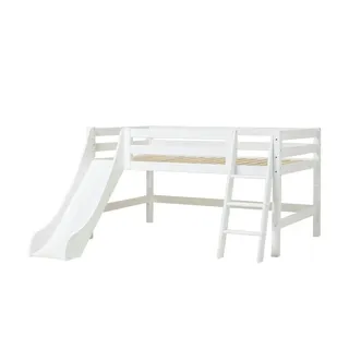 Hoppekids Hochbett  ECO Luxury ¦ weiß ¦ Maße (cm): B: 227 H: 114