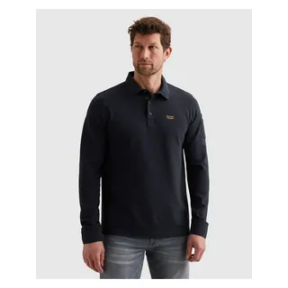 PME Legend Langarm-Poloshirt blau L