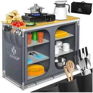 Kesser Campingschrank Campingküche Grau
