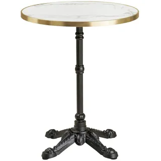VCM Bistrotisch Ø 60 x 74 cm Weiß