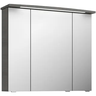 Pelipal 4010 84 cm graphit struktur quer nachbildung TwinLED Kranzbeleuchtung