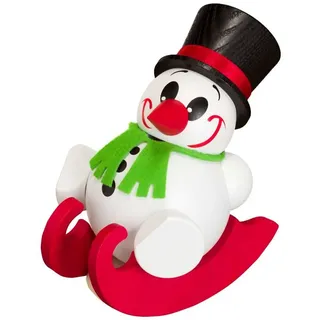 Seiffener Volkskunst eG Räuchermann Cool-Man 10 cm weiß