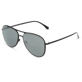 Michael Kors MK1089 KONA Damen-Sonnenbrille Vollrand Pilot Metall-Gestell, schwarz