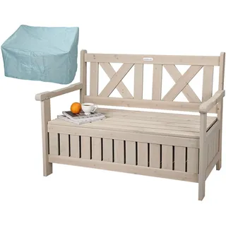 needs&wants Gartenbank 115 x 58 x 85 cm Beige