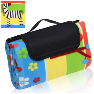 Picknickdecke yourGEAR Kids XL Picknickdecke 200x200 Camping Fleece Decke wasserdichte & isolierte Stranddecke, yourGEAR