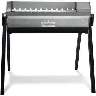 Grillpeter Profi Mangal Altan 70 Schaschlikgrill weiß