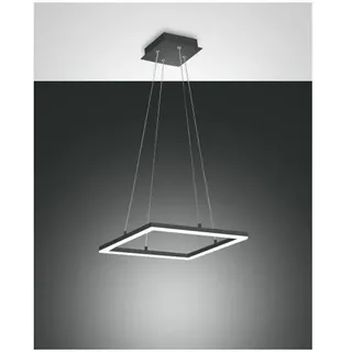 Fabas Luce Bard 1x39W 42x42 cm quadratisch anthrazit