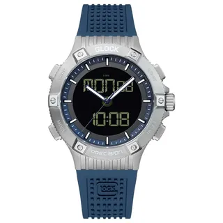 glock watches GW-24-2-24 Silbern/Blau Silikon 44 mm GW-24-2-24