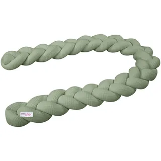 babybay Bettschlange geflochten Jadegreen 180 cm, Grün