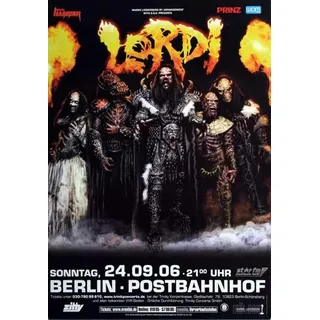 Lordi - The Arockalypse, Berlin 2006 » Konzertplakat/Premium Poster | Live Konzert Veranstaltung | DIN A1 «