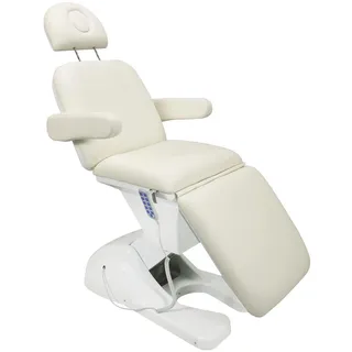 deluke Kosmetikliege SPEYER Elektrisch 66x205x80cm, Kunstleder, Weiß Massageliege Tattooliege