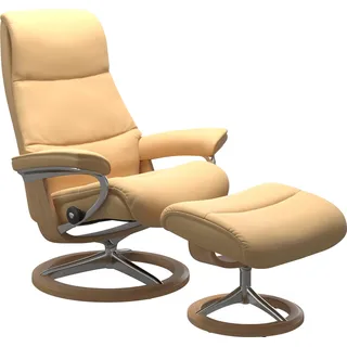 Stressless Fußhocker 57 x 43 x 47 cm Gelb