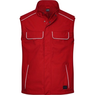 James & Nicholson Softshellweste Workwear Softshell Light Weste FaS50881 auch in großen Größen rot XXL