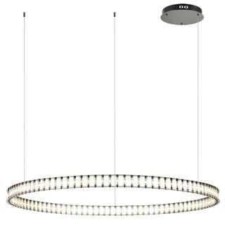 s.luce Atom Ring 1-flg. Ø 100 cm rund schwarz