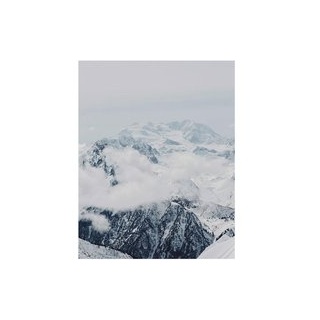Komar Wandbild Mountains Clouds Berge B/L: ca. 40x50 cm