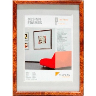 Kunststoff Bilderrahmen Design Frames Wurzelholz-Optik, 70 x 100 cm