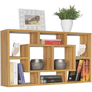 KADIMA DESIGN Rur Wandregal 85 x 16 x 48 cm Braun