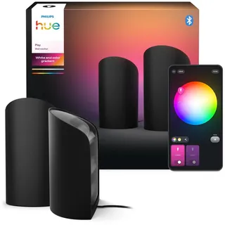 Philips Hue Play Wallwasher Schwarz 2 St.
