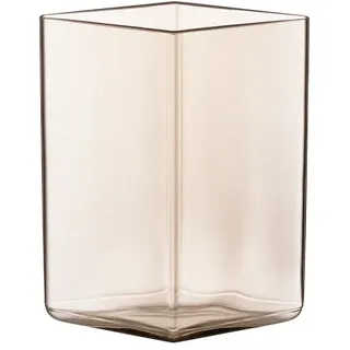 Iittala - Ruutu Glas-Vase, 115 x 140 mm, leinen