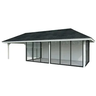 Palmako Bianca 8,76 x 3 m Weiß