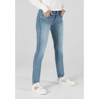 Slim-fit-Jeans TIMEZONE "Slim EnyaTZ" Gr. 27, Länge 30, blau Damen Jeans 5-Pocket-Jeans Röhrenjeans