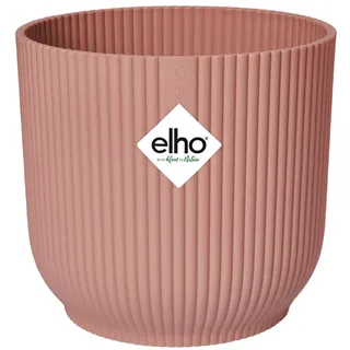 Florora Blumentopf Elho Vibes Fold Rund – Blumentopf Rosa mit Rollen – D35 x H33 rosa