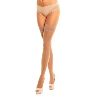 Glamory Halterlose Strümpfe Damen make-up Gr.60/62