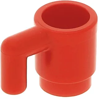 10 x LEGO® Figuren, Zubehör Tasse Rot